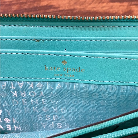 Kate Spade Aqua Leather Wallet - Picture 14 of 16